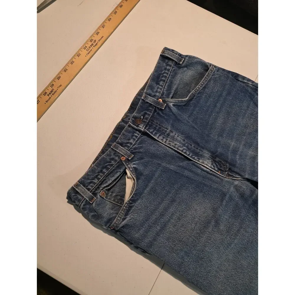 Vintage Levis 517 Jeans Mens 36x33* Blue Bootcut Orange Tab 70s 80s Saddleman